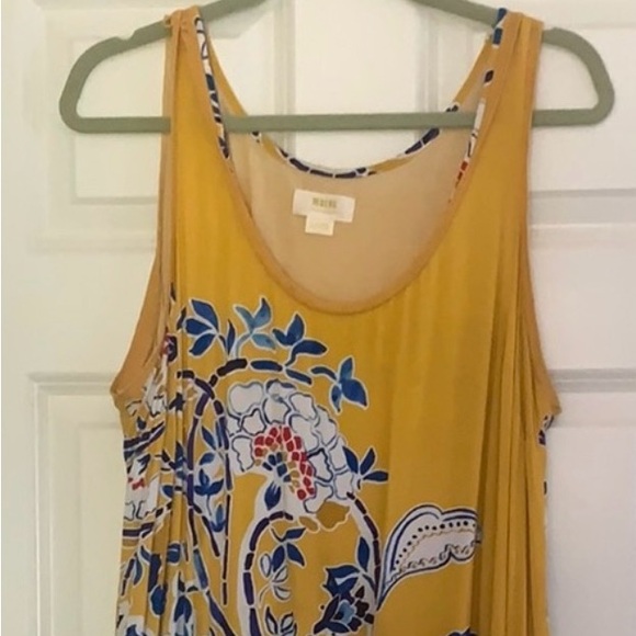 Maeve Anthropologie Tiered Maxi Sunshine Dress Size XL - Picture 2 of 8